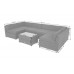 Кутовий диван Kansas Maxi Grey / Grey Melange з техноратангу, виставка