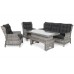 Садові меблі з техноратангу Trivento Light Grey / Grey Melange