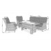 Садові меблі з техноратангу Trivento Light Grey / Grey Melange