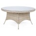 Садові меблі Lamezia Beige / Beige Melange 6+1 з техноратангу