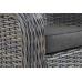 Кутовий набір садових меблів Foggia Silk Grey / Grey Melange
