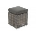 Кутовий набір садових меблів Foggia Silk Grey / Grey Melange