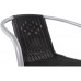 Металеві садові меблі Toscana Summer Basic Silver / Black 6+1
