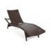 Садовий шезлонг Marbella Brown Mat / Brown Melange з техноратангу