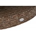 Садові меблі з техноротангу Bristol Round Elegant 180 см Ginger / Brown Melange 8+1