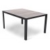 Алюмінієві садові меблі Capri 145 см Black / Light Grey Ibiza Basic Black / Black 6+1