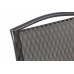 Металевий садовий стілець Atlanta Grey / Black Diamond