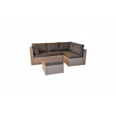 Кутовий диван Milano Light Brown / Коричневий з техноратангу