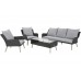 Садові меблі з техноратангу Almeria Grey / Light Grey