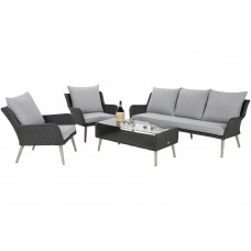 Садові меблі з техноратангу Almeria Grey / Light Grey