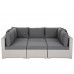 Садові меблі з техноратангу Vigo White / Grey