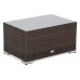 Кутовий диван Kansas Maxi Brown Mat / Brown Melange з техноратангу