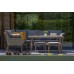 Садовий кутовий диван Almeria Beige / Beige Melange з техноратангу