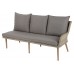 Садовий кутовий диван Almeria Beige / Beige Melange з техноратангу