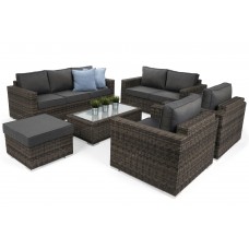 Садові меблі з техноротангу Perugia Olive / Grey