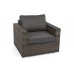 Садові меблі з техноротангу Perugia Olive / Grey