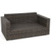 Садові меблі з техноротангу Perugia Olive / Grey