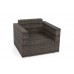 Садові меблі з техноротангу Perugia Olive / Grey