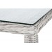 Садові меблі з техноротангу Bristol 230 см Light Grey / Grey Melange 8+1