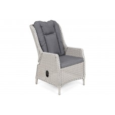 Крісло з техноротангу Bristol Relax White / Grey