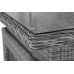 Садовий кутовий диван Trivento Plus Light Grey / Grey з техноратангу