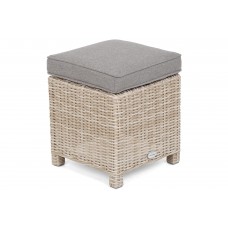 Садовий пуф з техноратангу California Beige / Beige Melange