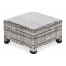 Садовий кутовий диван Мілано 2 в 1 техноротанг Light Grey / Grey Melange