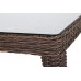 Садові меблі з техноротангу Bristol 180 см Brown Mat / Brown Melange 6+1