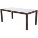 Садові меблі з техноротангу Bristol 180 см Brown Mat / Brown Melange 6+1