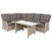Лівий кутовий диван техноротанг Alicante Beige / Beige Melange