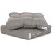Лівий кутовий диван техноротанг Alicante Beige / Beige Melange