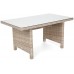 Лівий кутовий диван техноротанг Alicante Beige / Beige Melange