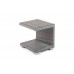 Садовий шезлонг з техноратангу Bora Bora Grey / Light Grey зі столиком Toronto Grey