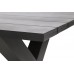 Садові меблі з техноротангу Bristol Alu 220 cm Grey / Grey Melange 8+1
