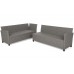 Садовий кутовий диван з техноратангу Lagos Muddy Grey / Black Melange