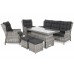 Садові меблі з техноратангу Trivento Plus Light Grey / Grey Melange