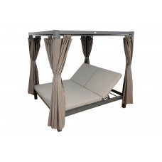 Садове ліжко Bali Grey / Brown Melange