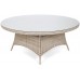 Садові меблі з техноротангу Bristol Round 180 см Beige / Beige Melange 8+1