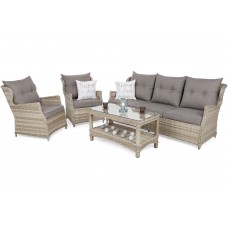 Садові меблі з техноратангу Siena Grande Beige / Beige Melange
