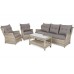 Садові меблі з техноратангу Siena Grande Beige / Beige Melange