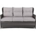 Садові меблі з техноратангу Siena Grande Grey / Light Grey