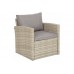 Садові меблі з техноратангу Santiago Beige / Beige Melange