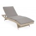 Набір садових шезлонгів Bora Bora Beige / Beige Melange з техноротанга зі столиком