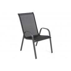 Металеве садове крісло Sevilla Grey / Black