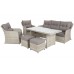 Садові меблі з техноратанга Bergamo Beige / Beige Melange