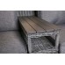 Садовий кошик з техноратангу Michigan Grey / Grey