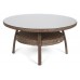 Садові меблі з техноротангу Bristol Round Elegant 150 см Ginger / Brown Melange 6+1
