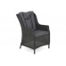 Садові меблі з техноротангу Bristol Round Elegant 180 см Grey / Grey Melange 8+1