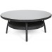Садові меблі з техноротангу Bristol Round Elegant 180 см Grey / Grey Melange 8+1