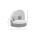 Садовий диван Sydney Maxi Grey / Light Grey з балдахіном